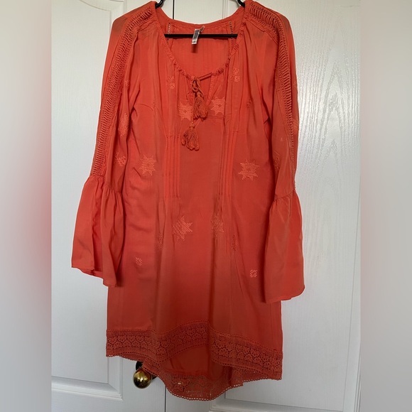 Molly B Dresses & Skirts - Vibrant Orange Long Sleeve Dress